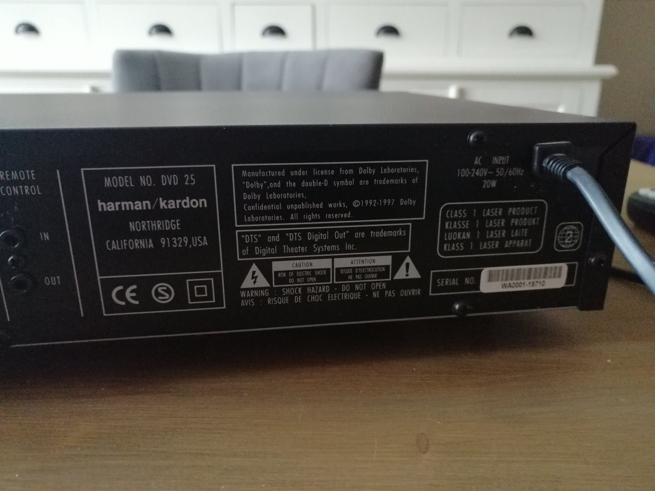 Te Koop: zgan Harman Kardon dvd speler