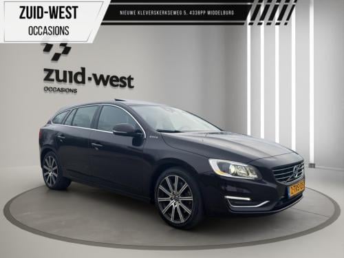 Volvo V60 2.4 d6 awd plug-in hybrid summum leer dakraam