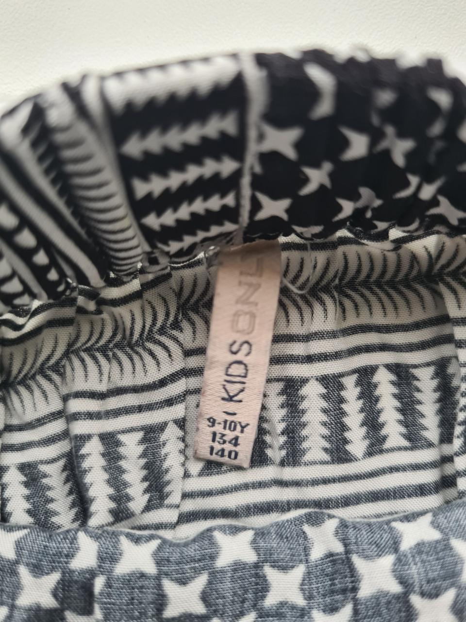 Kids Only rokje zwart wit patroon maat 134/140