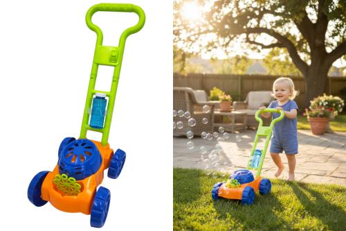 Loopwagen grasmaaier bellenblaas