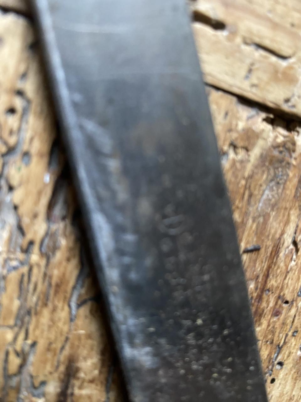 Oud boerenmes met schede