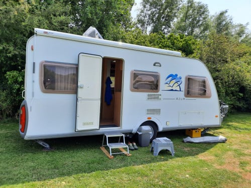 Caravan Knaus Azur 500 met mover vol automaat