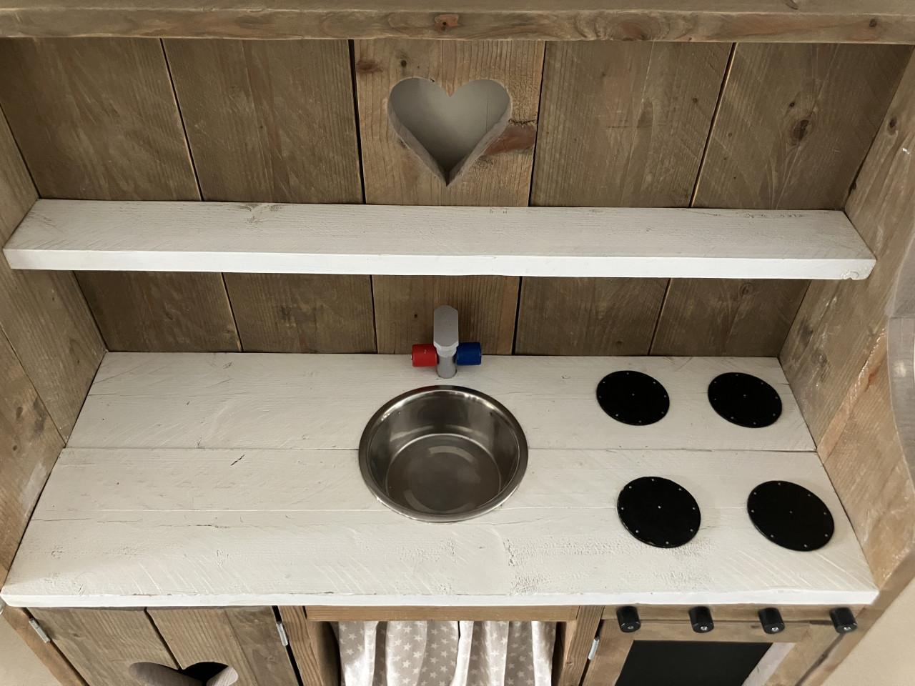 Speelgoedkeuken steigerhout