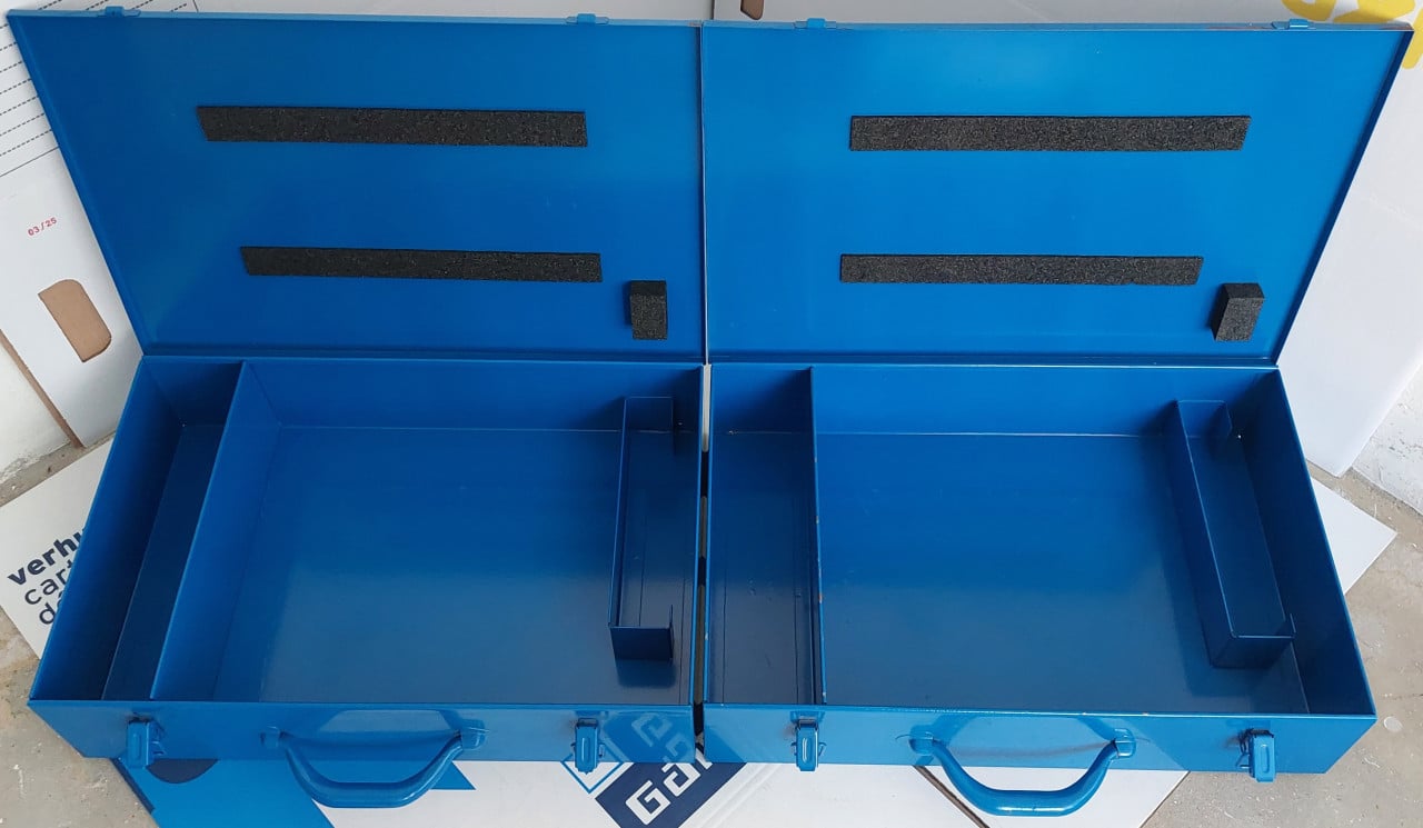 Uponor stalen koffers gereedschapskoffers