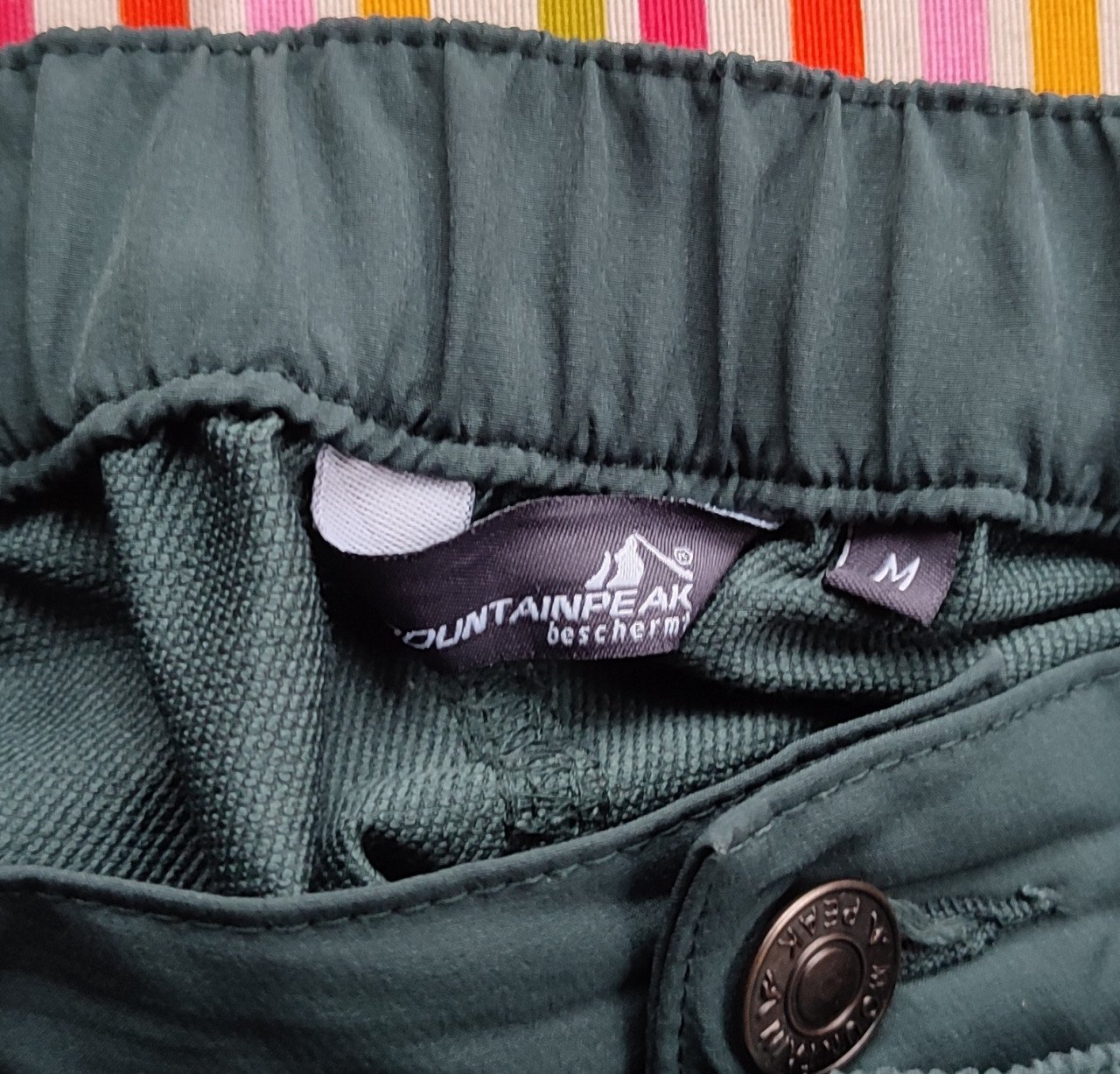3=€5 - Wandelbroek afritsbaar / Zip-Off Heren - Mountain Peak - Maat M