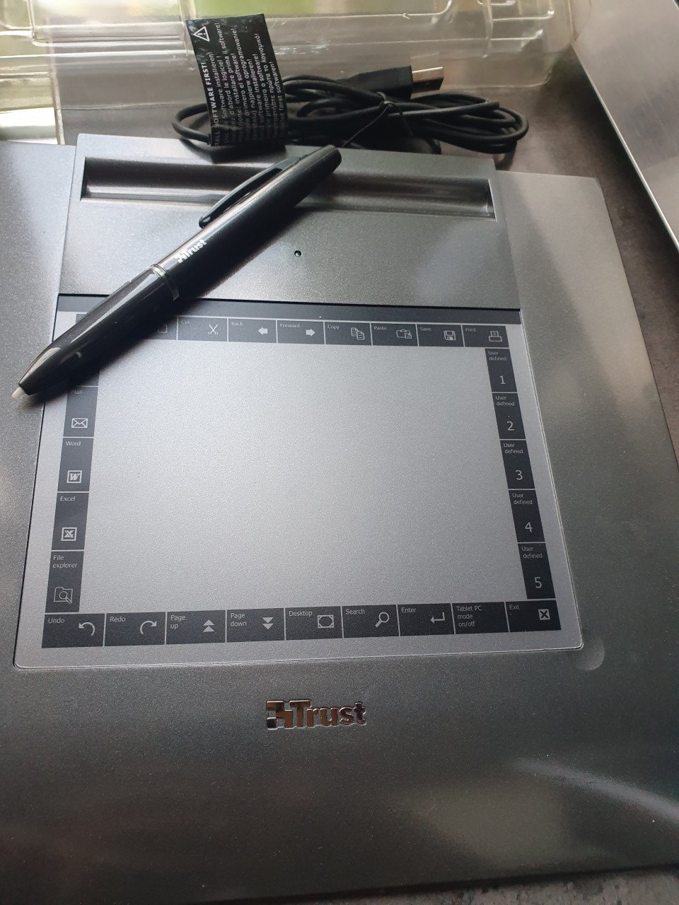 Nieuw Trust Tablet Tb-5300 Slimline Design Tablet, Usb aansluiting..