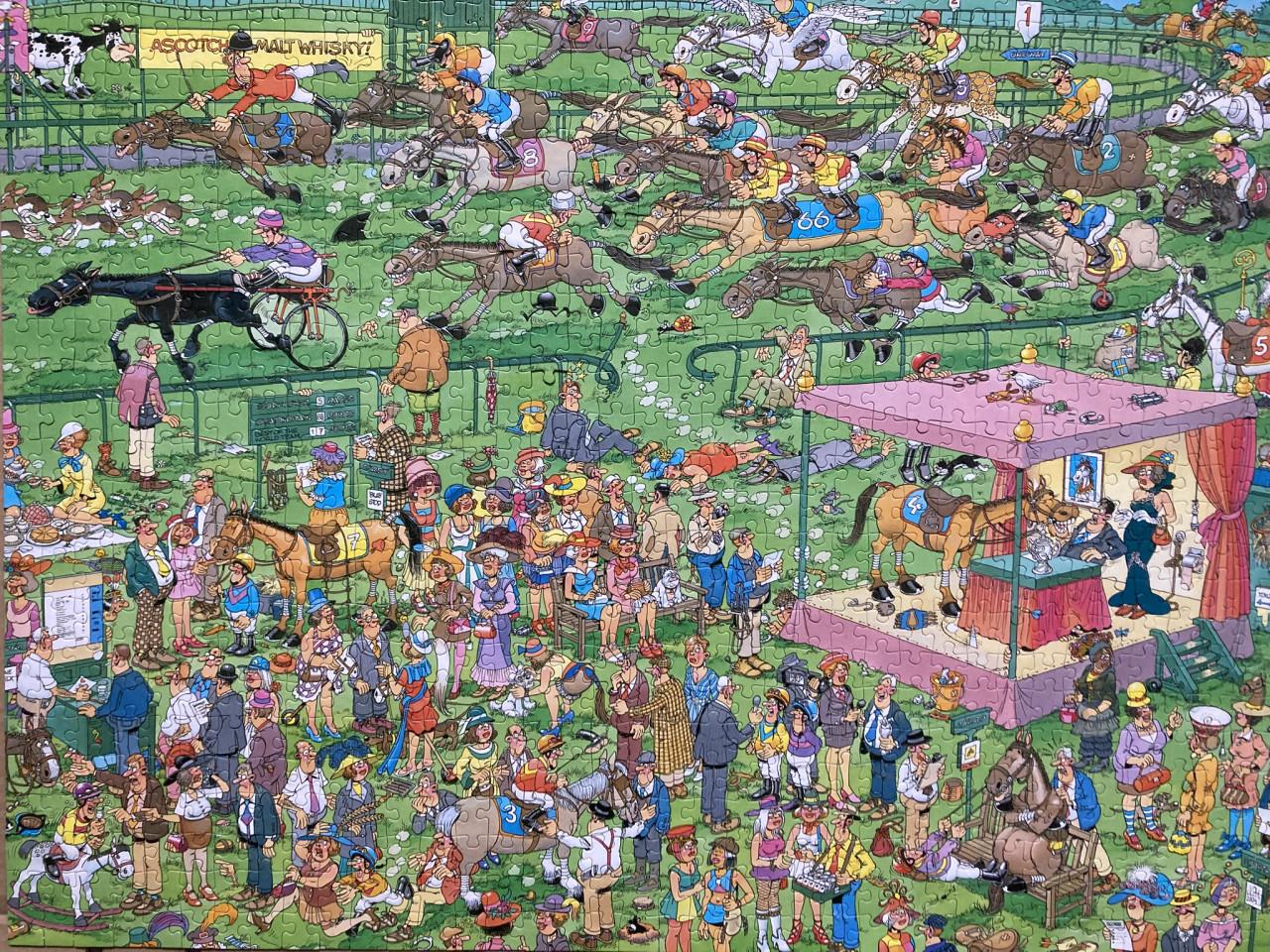 Puzzel Jan van Haasteren - Ascot Horse Race