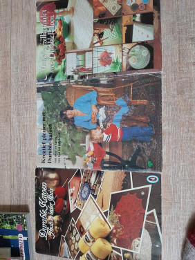 Retro haakboekjes, 3 stuks.