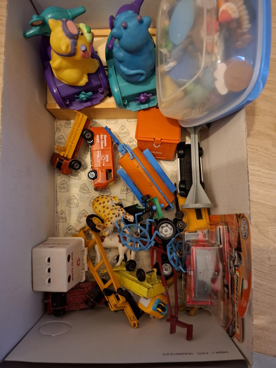 Schoenen doos met miniatuurtjes