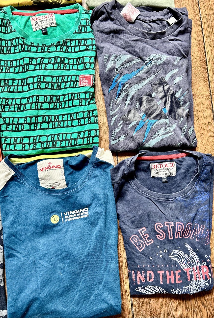 12 T-shirts maat 176, Vingino/Retour/O’Neill