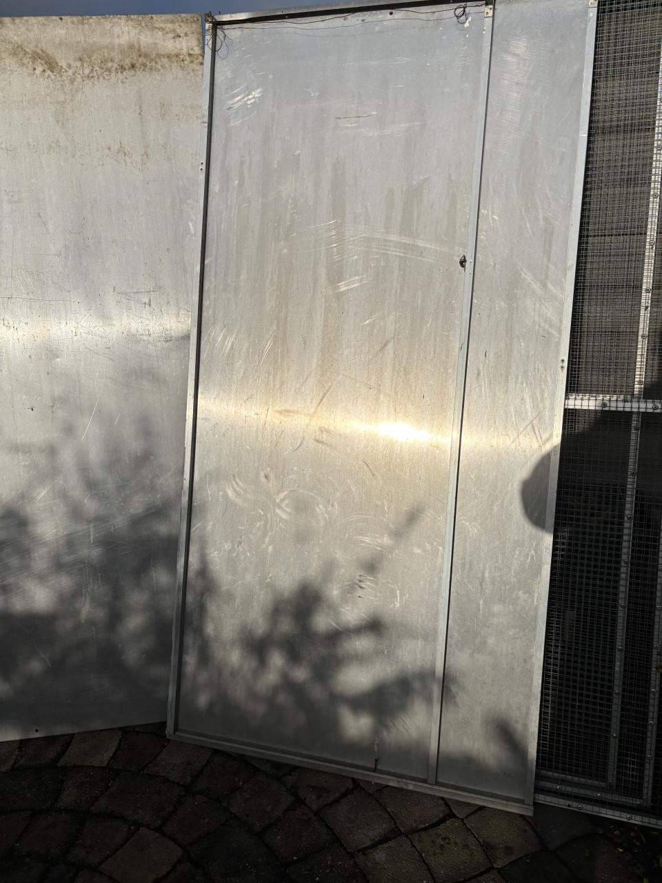 Voliere panelen aluminium met gaas  (gereserveerd)