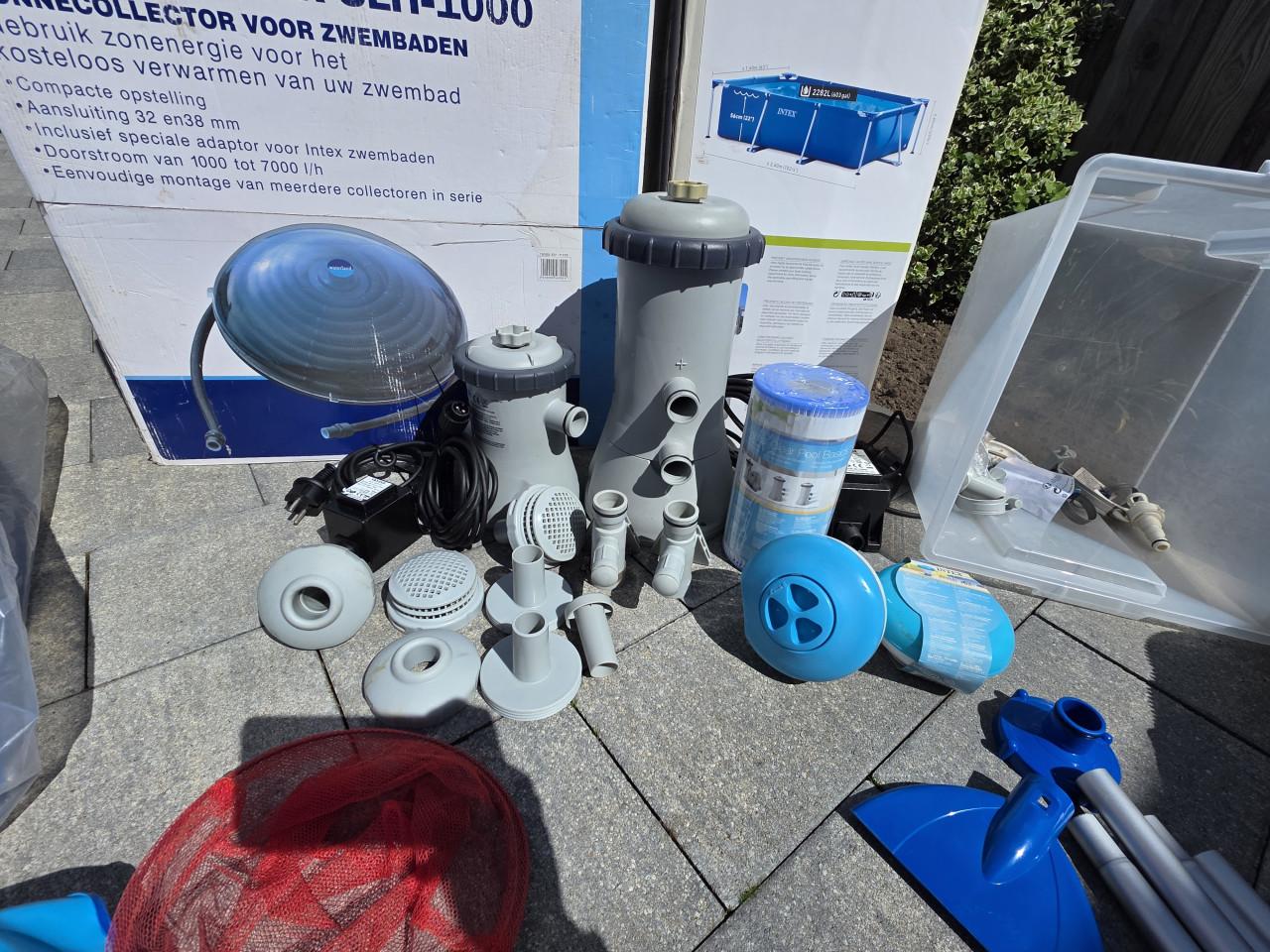 🌞 Zwembad met Complete Set – Direct klaar voor gebruik! 🏊‍♂️  T