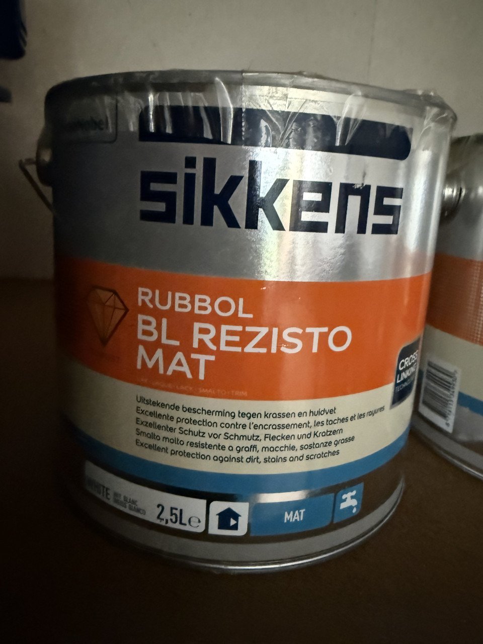 Binnen verf nieuw en dicht