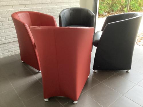 Rolf Benz stoelfauteuils(4 stuks)RB7300(topstaat