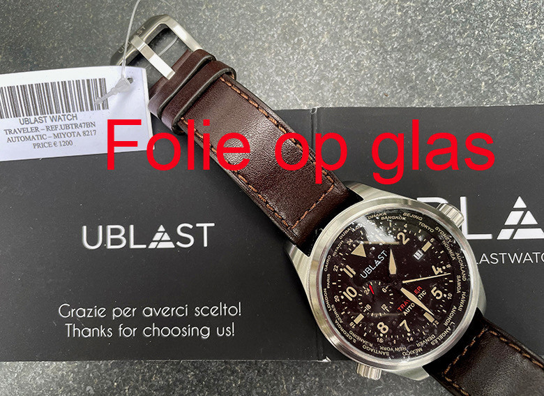 UBLAST traveler automatisch uurwerk. NIEUW