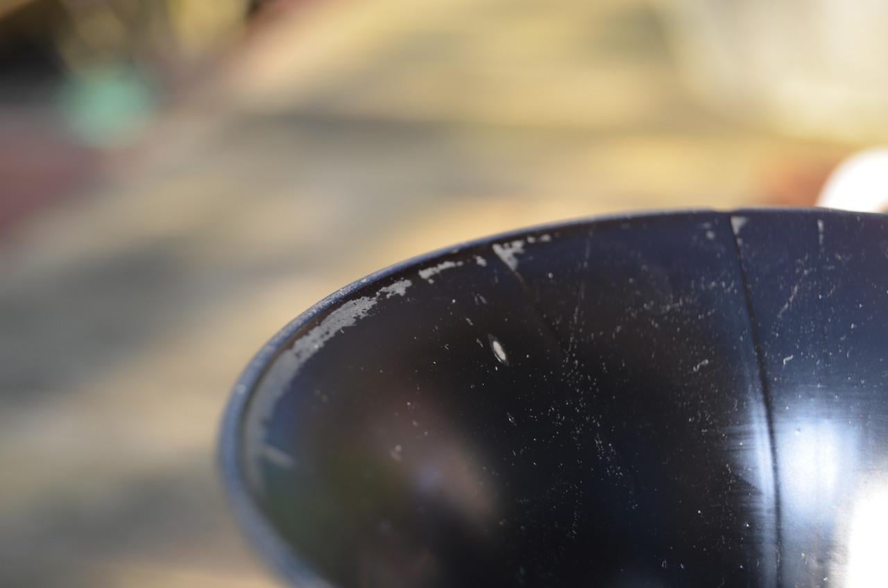 Fraaie zwarte Murano vaas, jaren '50.