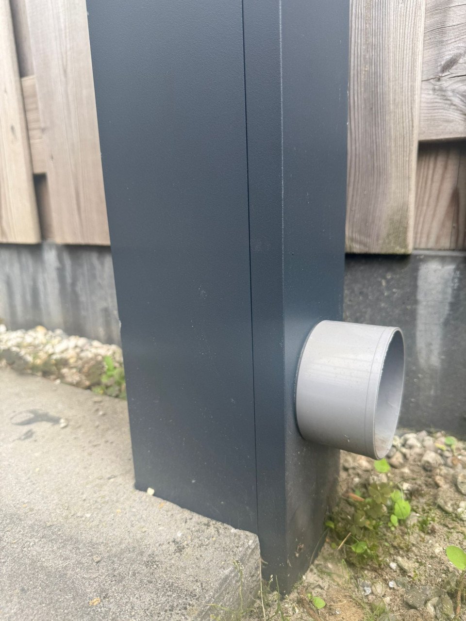 Overkapping aluminium antraciet