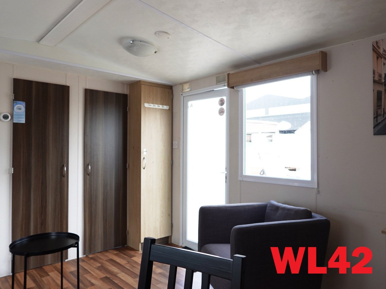 Chalet met middenkamer en gezellige inrichting 2 slaapkamers