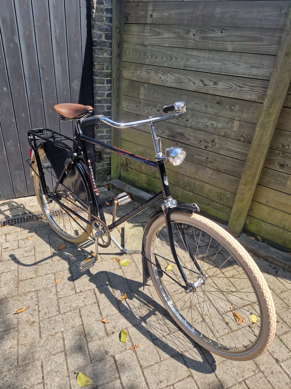 Gazelle tour populair herenfiets klassieker zwart (met werk)