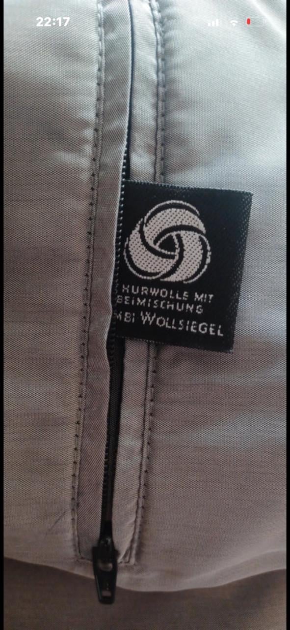 Zwarte winterjas Kohler & Krenzer in wo en cashmere stof