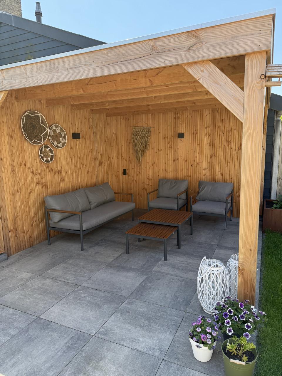 Loungeset ODDESUND 4,5-zits grijs
