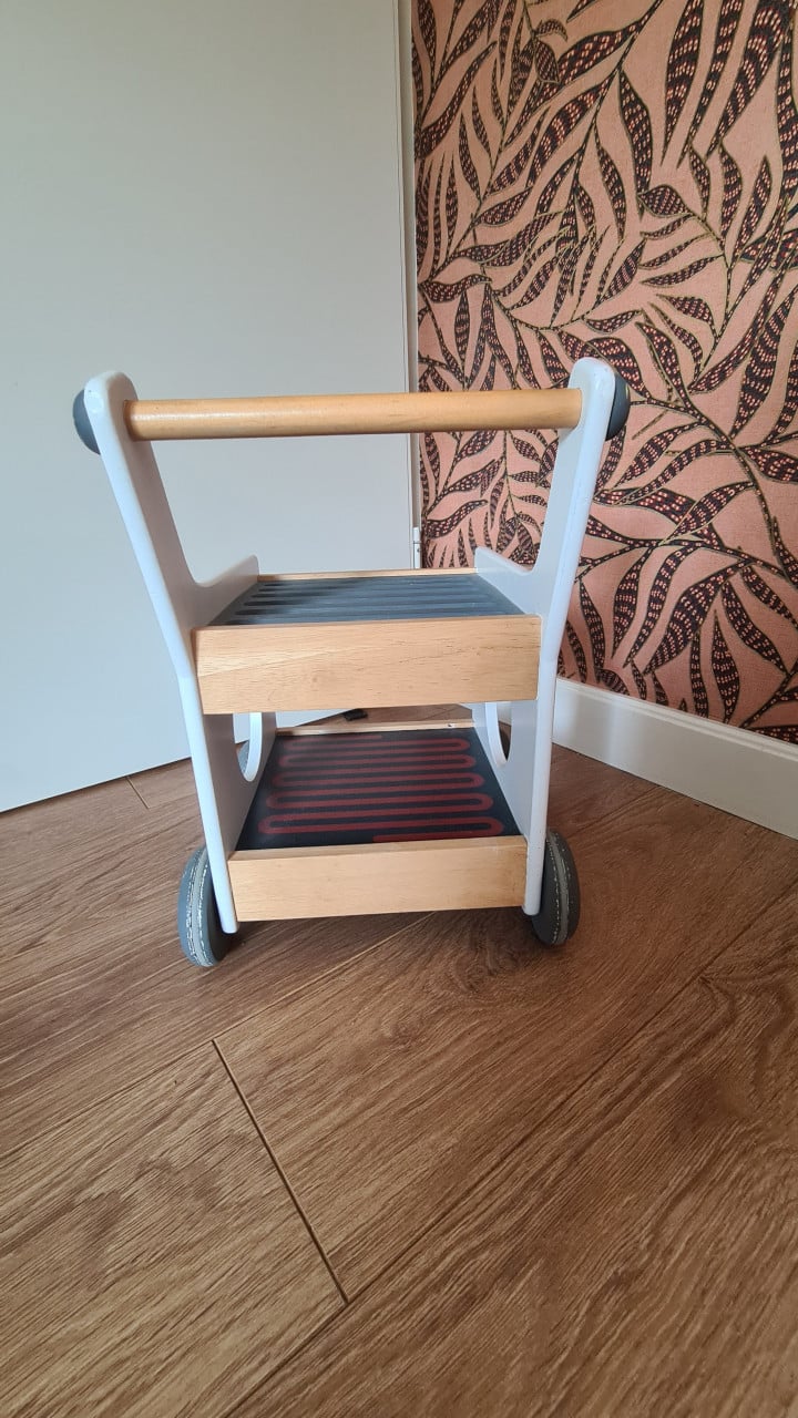 Houten loopwagentje/ karretje merk Janod