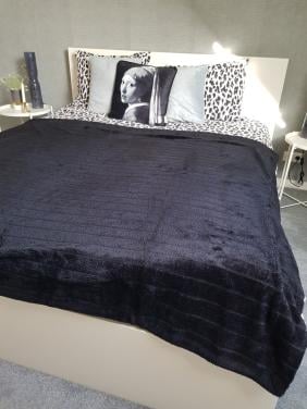 Sprei / woondeken zwart