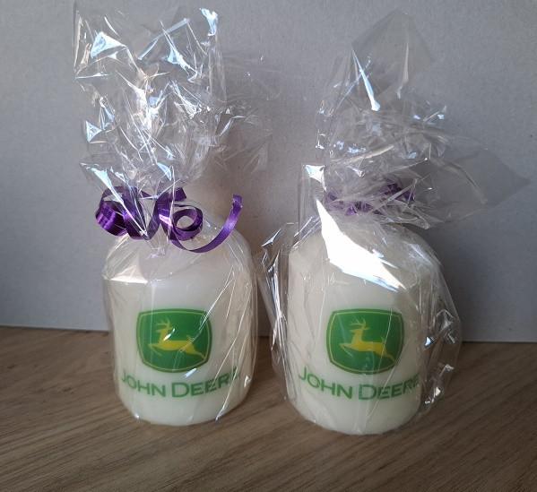 Kaarsen met John Deere Logo