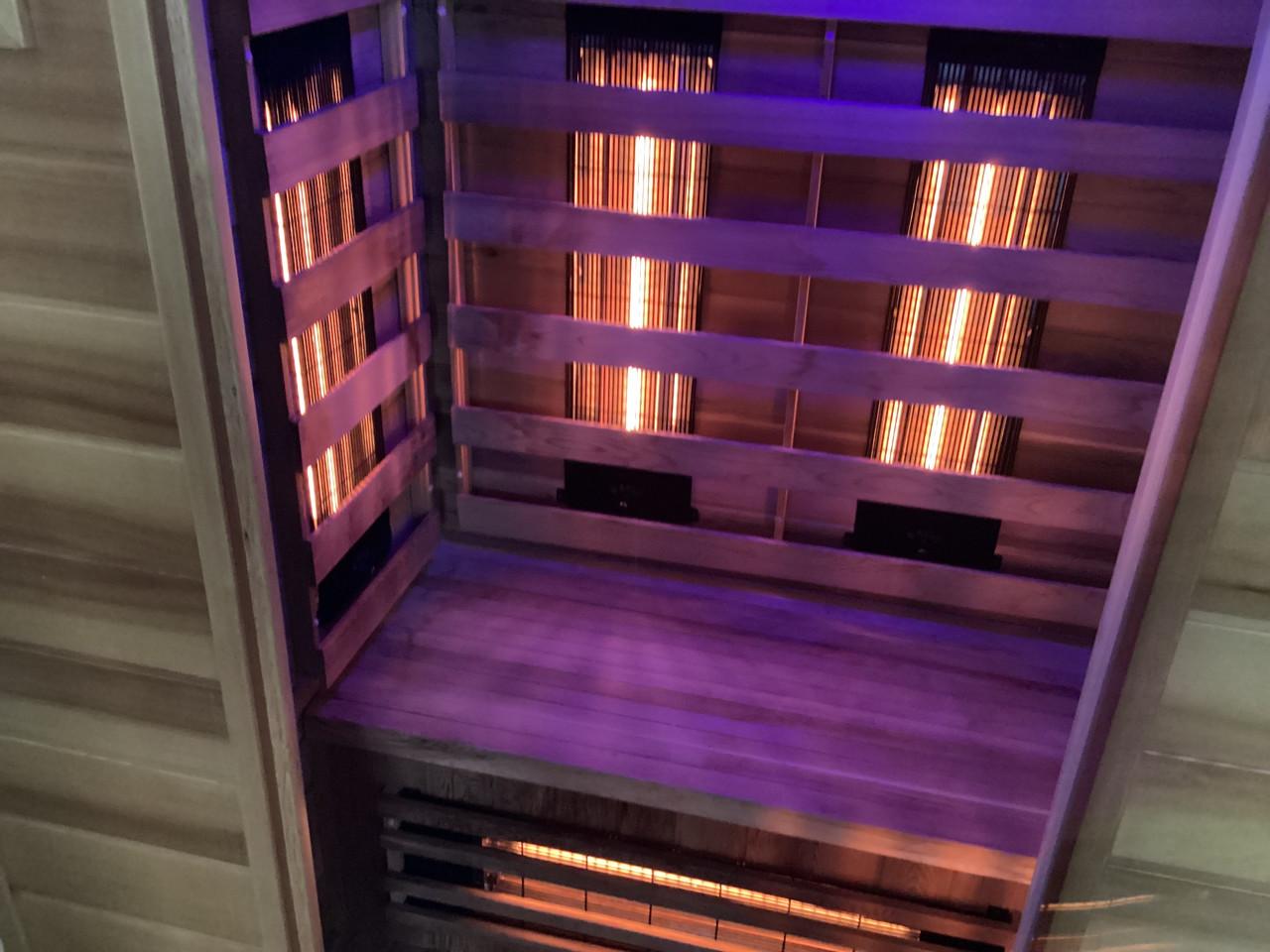 Infra rood sauna 2 persoons bxdxh : 120x100x190 cm