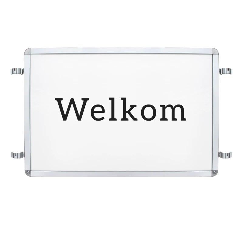 Afzetpalen met scherm - geschikt voor beurzen