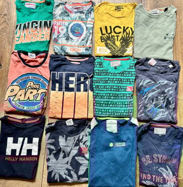 12 T-shirts maat 176, Vingino/Retour/O’Neill