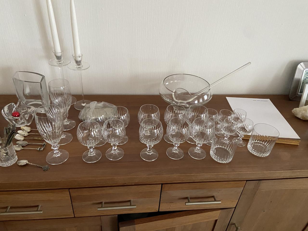 Kristallen glasservies
