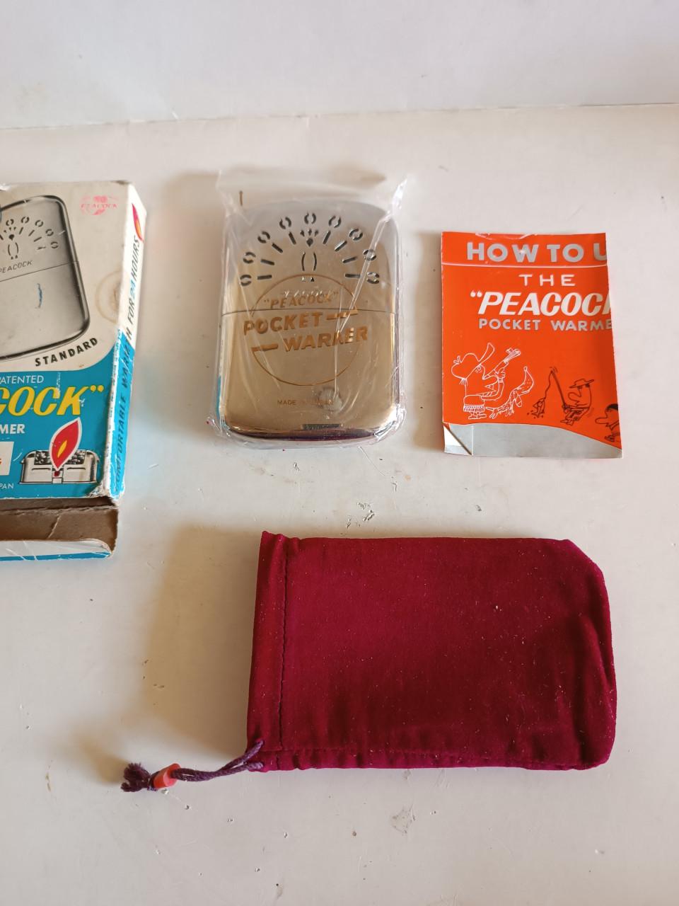 Vintage Peacock Handwarmer - Nieuw in Verpakking