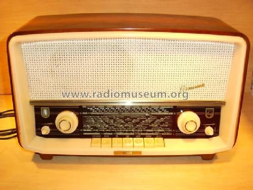 Philips b3d03a antieke buizen radio compleet onbeschadigd