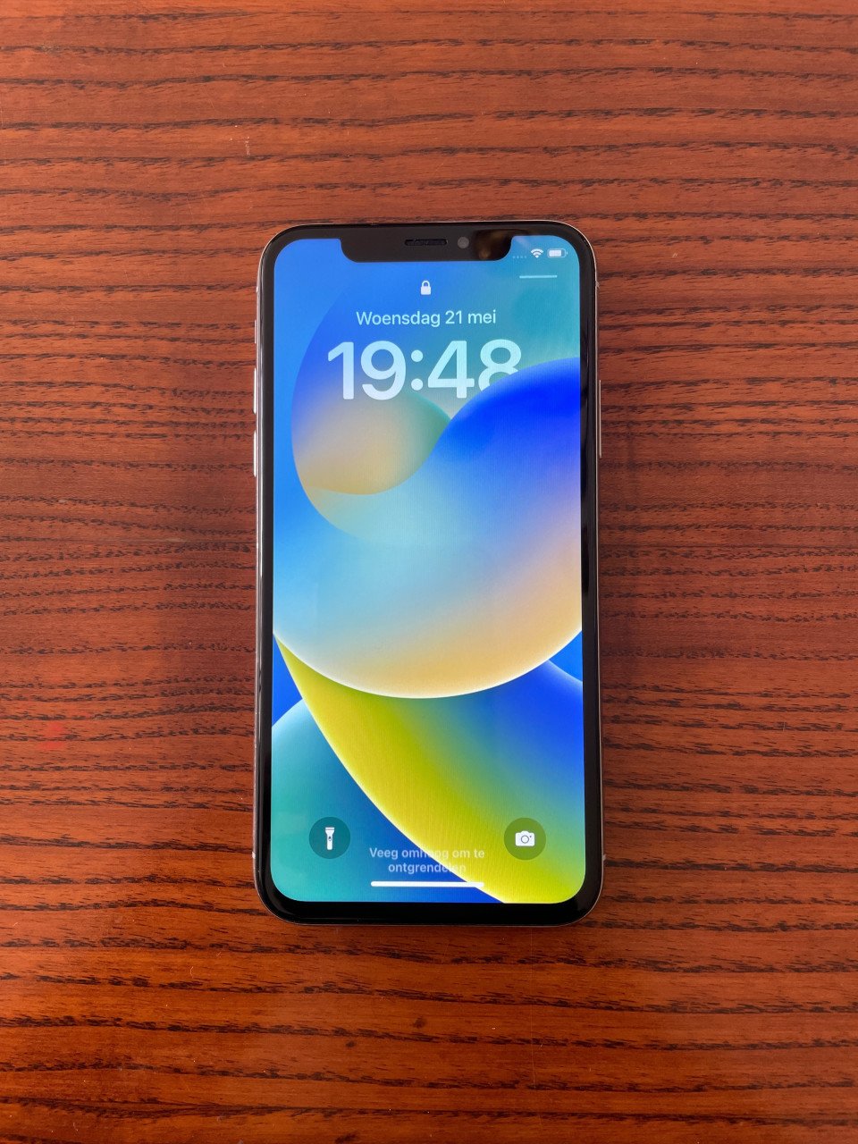 Iphone X Zilver incl. oplaadkabel
