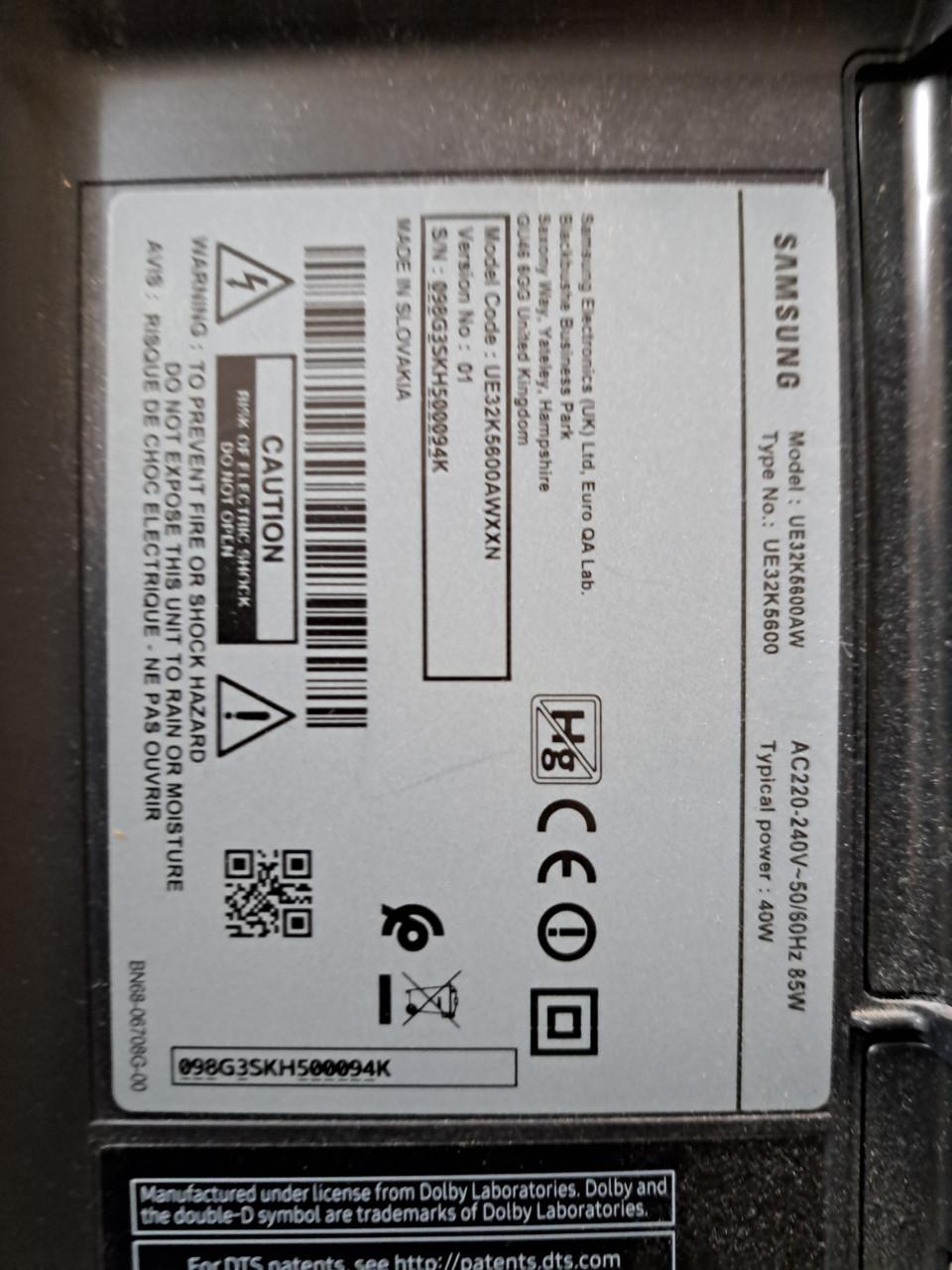 Te koop: Samsung 32" 3D LED TV