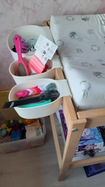 Babybedje inclusief aerosleepmatrasje en aankleedtafel