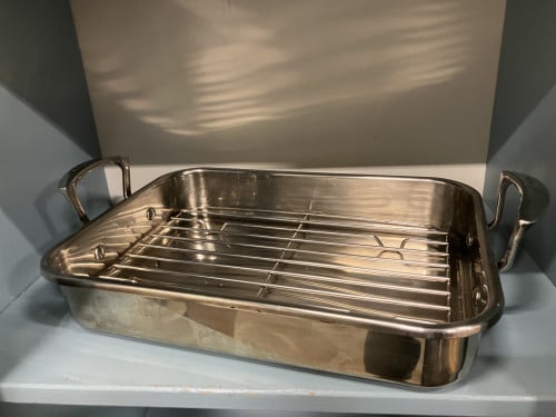 Scanpan RVS Braadslede met rooster
