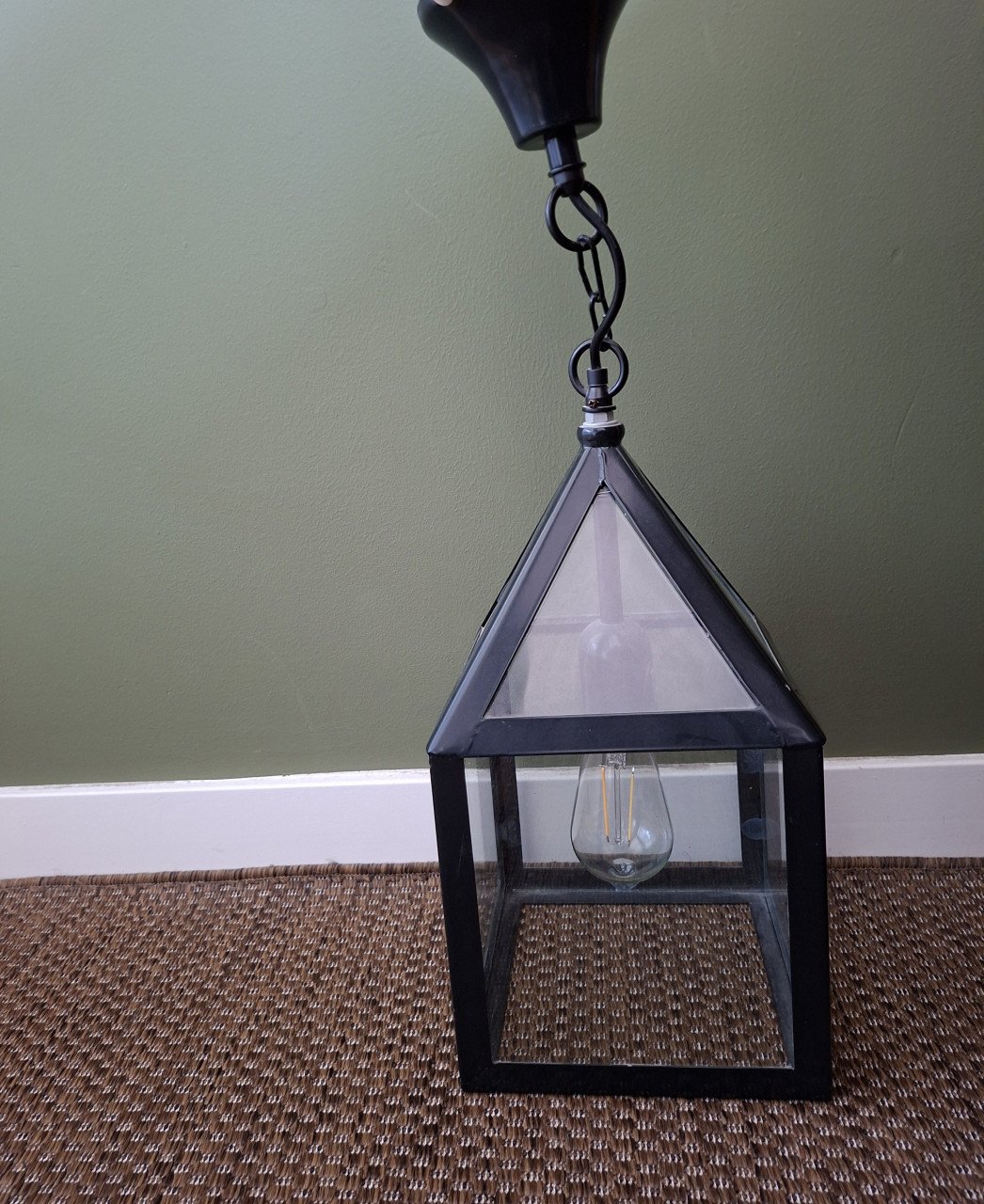 Hanglamp Zwart gietijzer