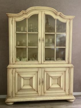 Prachtige eiken kast in white wash