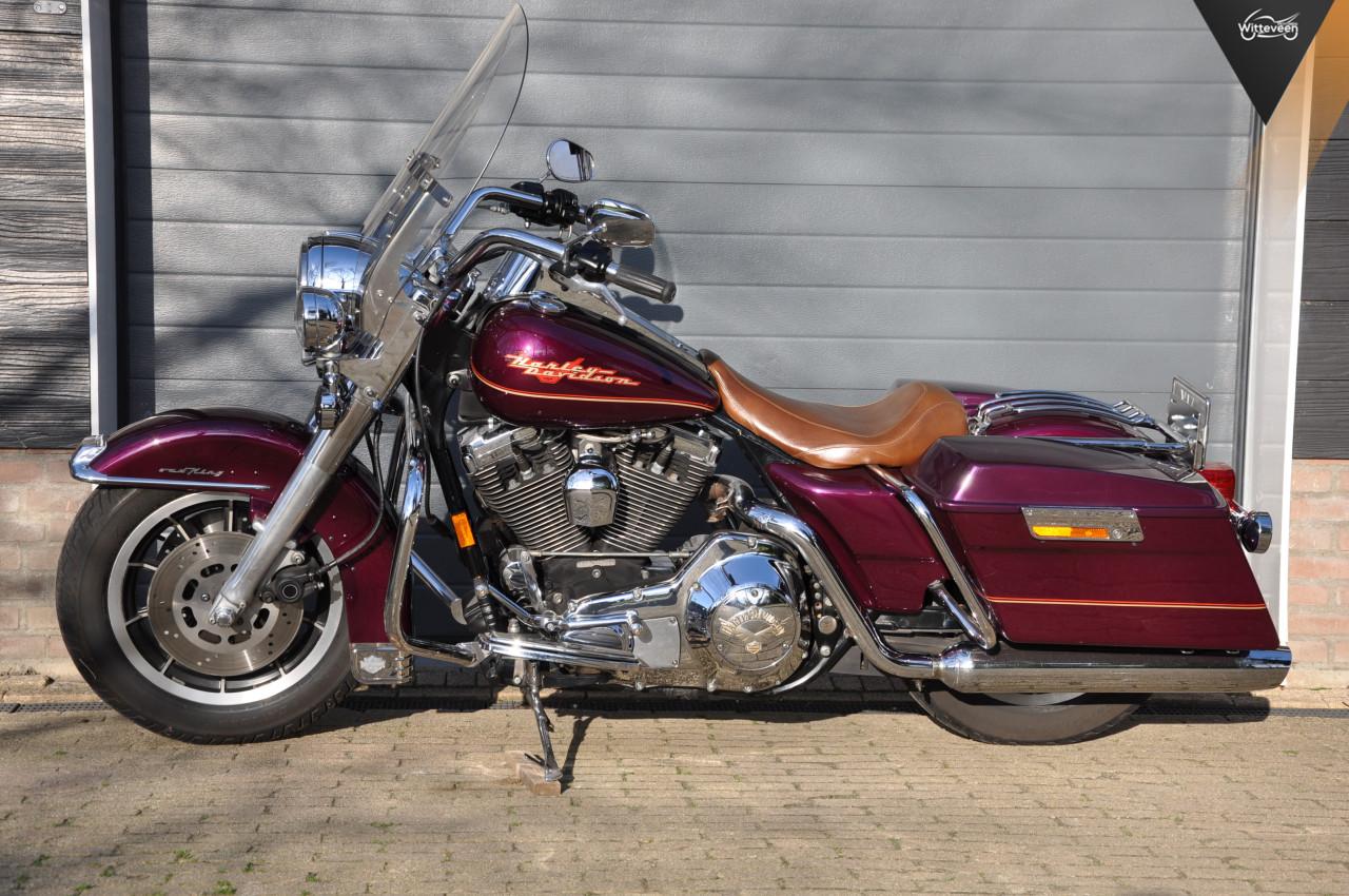 Harley Davidson FLHR Road King 1340 Evo Zeer nette motor