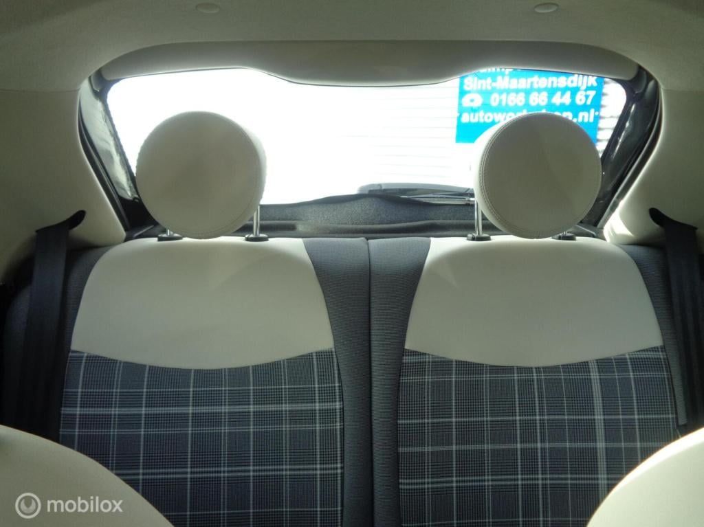 Fiat 500 1.0 hybrid lounge/big navi/carplay/dab/airco/cruise/lm velgen/1st 