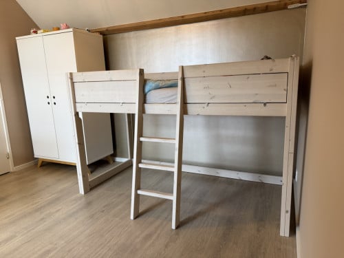 Lifetime Kinderkamer 4-1 Lifetime bed, Kledingkast en dressoirkastje