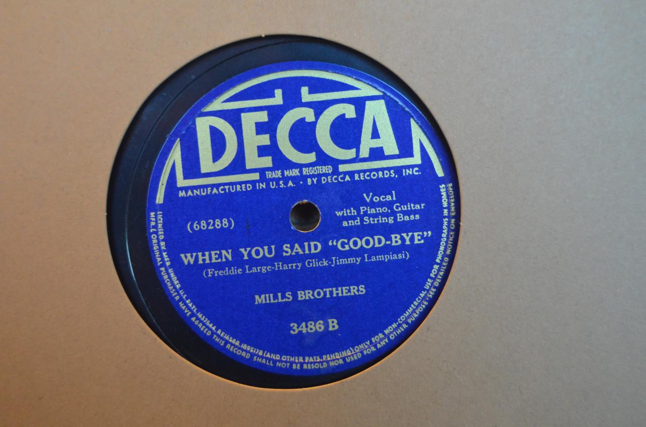 78 rpm Mills Brothers jaren '40 en '50 héél veel stuks. (7)