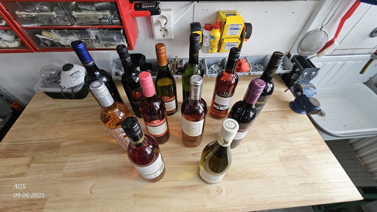 12 flessen wijn