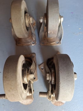 Bokwielen zwaarlast 190mm