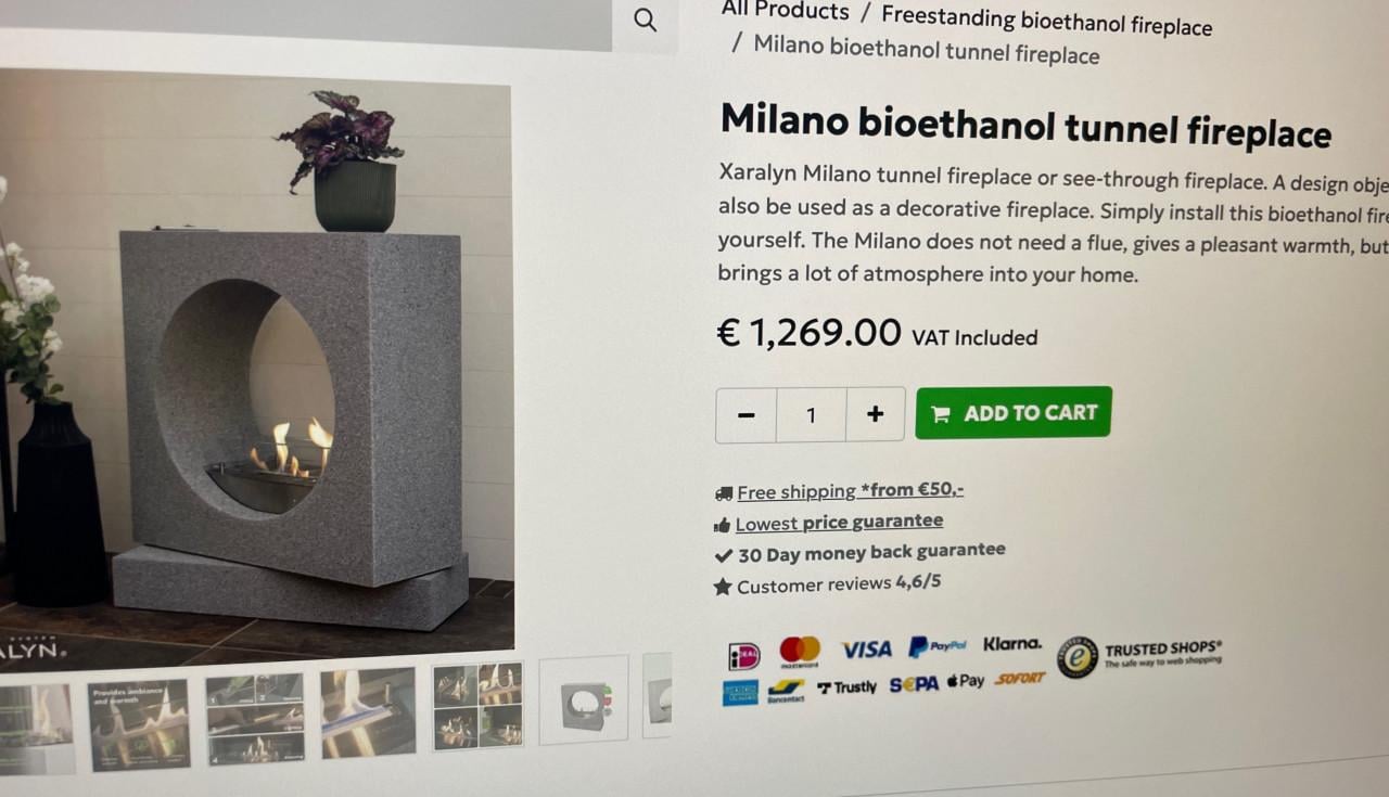 Te koop: Xaralyn Milano Design haard