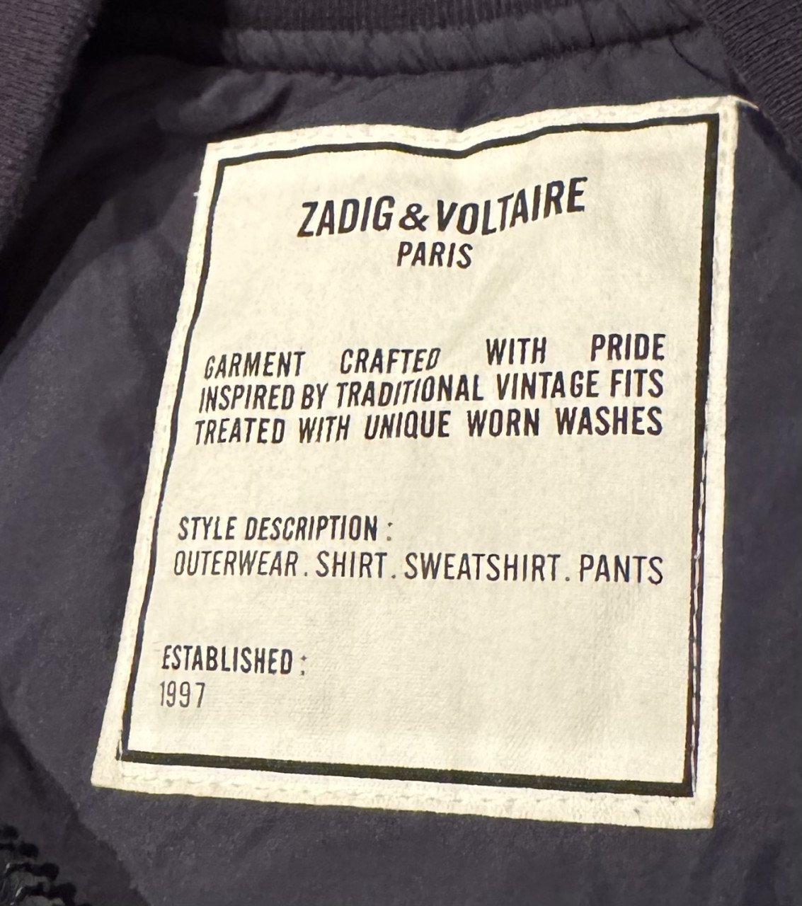 Zadig & Voltaire kinder bomberjasje te koop
