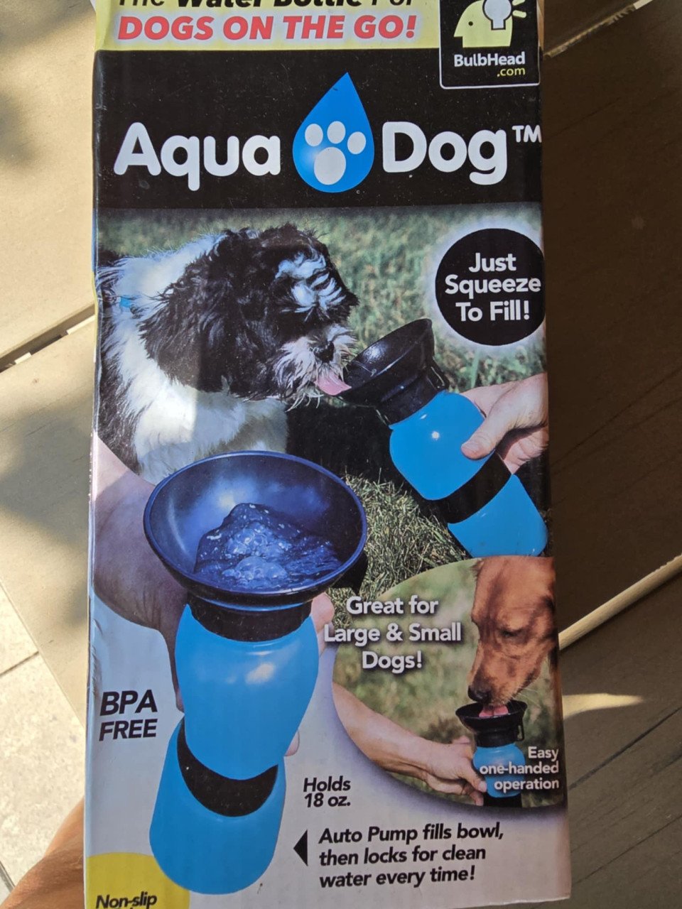 Waterfles honden Aqua Dog