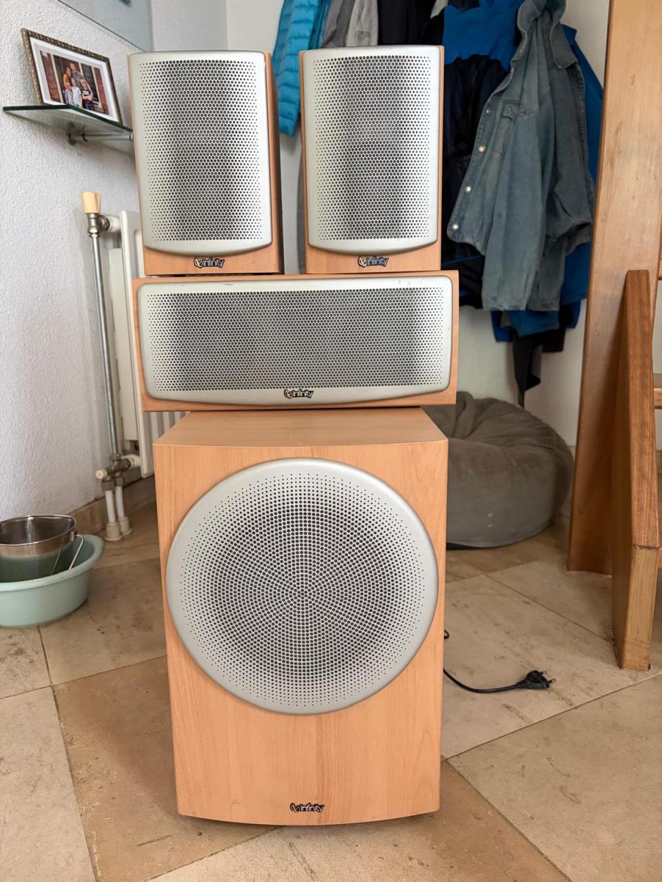 Dolby 5.1 surround set Infinity HCS Bèta (Harman)